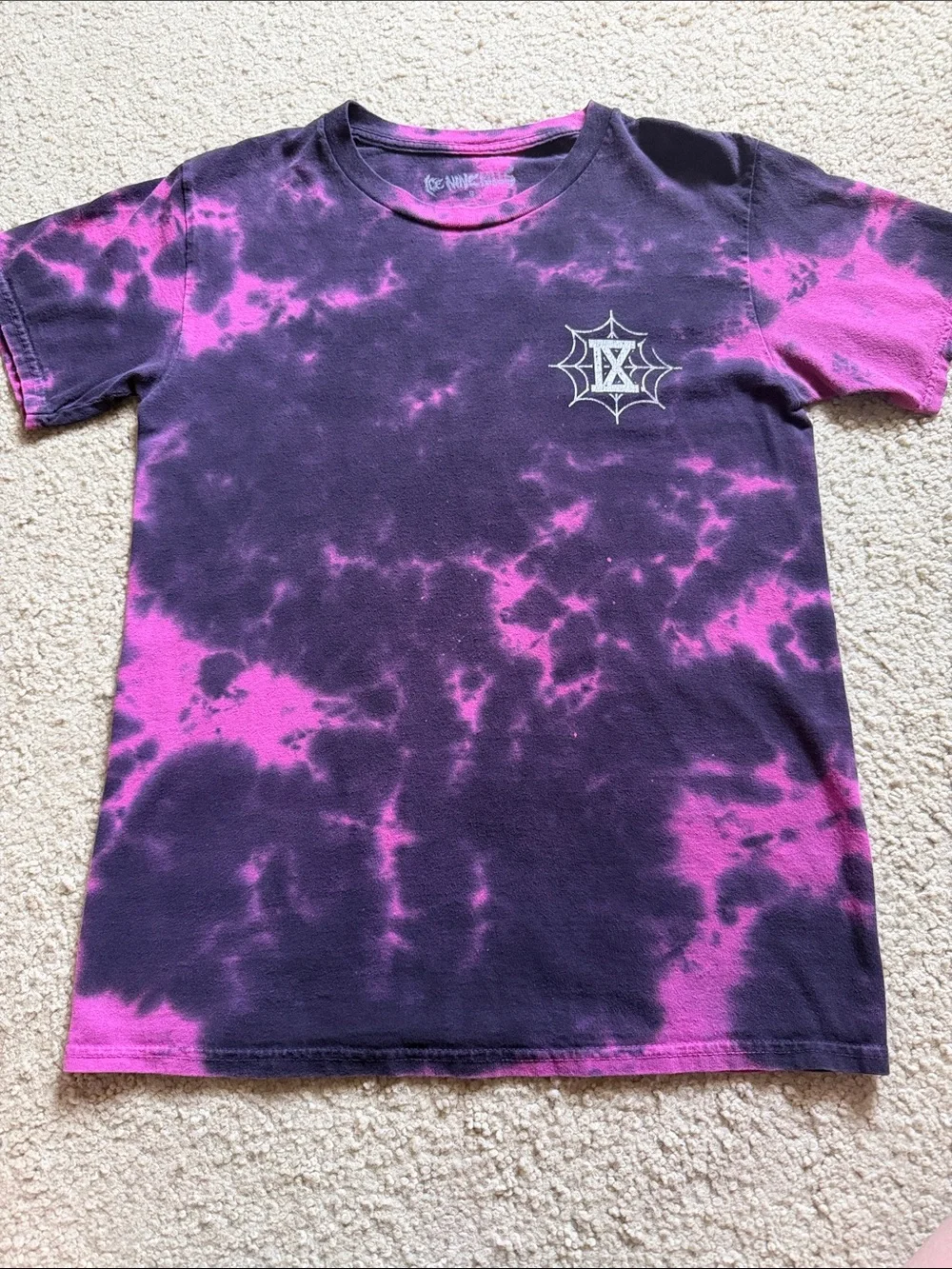 Ice Nine Kills Horrorwood Tie-Dye Purple & Pink Graphic Tee